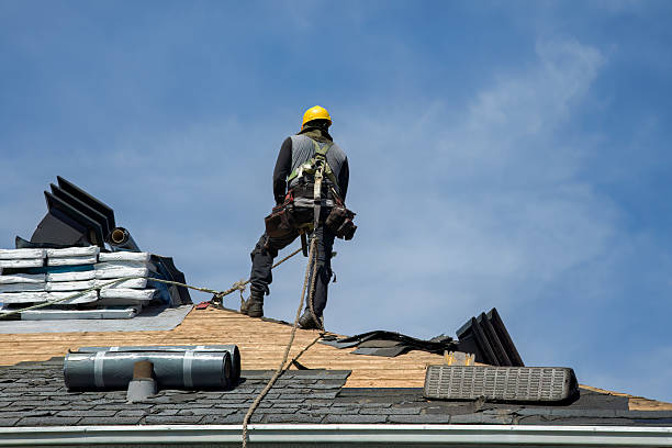 Professional Gutter Installation technician working in Elmwood, LA